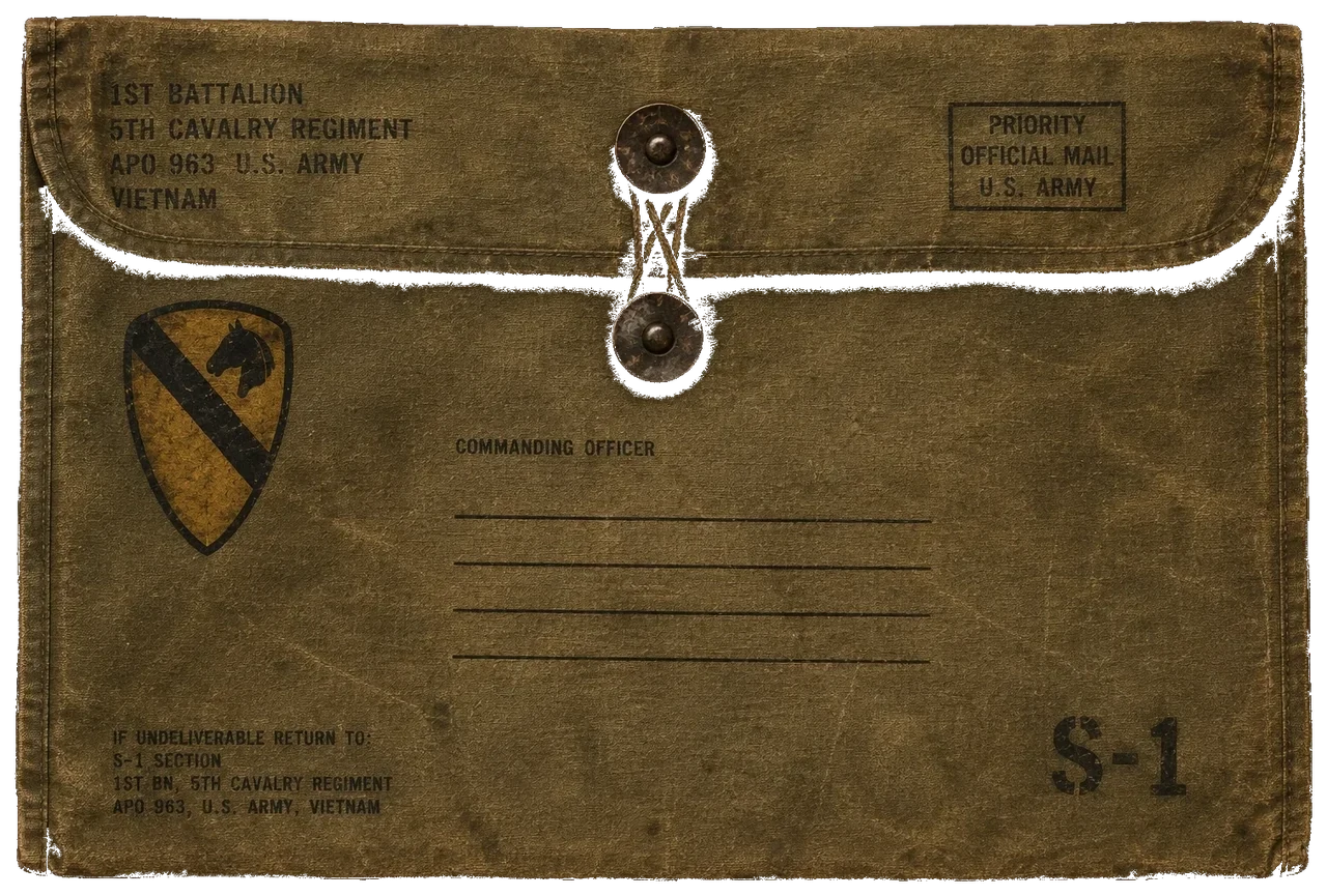 1/5 Cavalry S-1 personnel file