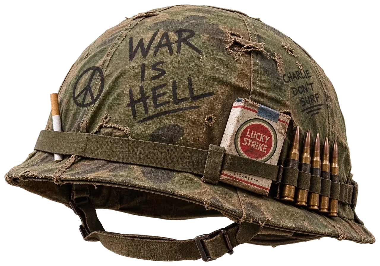 Vietnam combat helmet